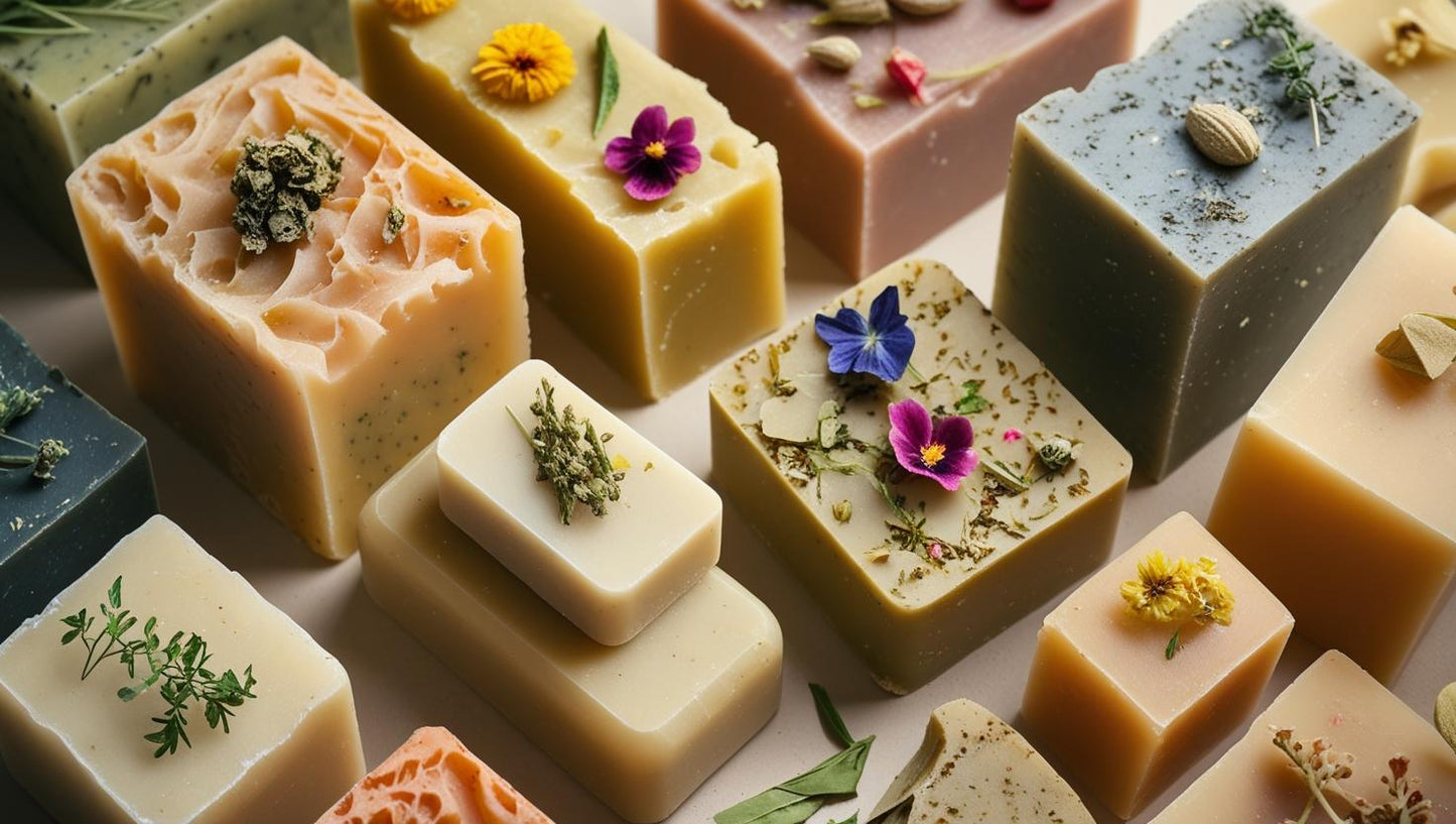 Jabones Artesanales Naturales – Variedad de Ingredientes y Propiedades 100% Naturales | Hechos a Mano | Cosmética Artesanal