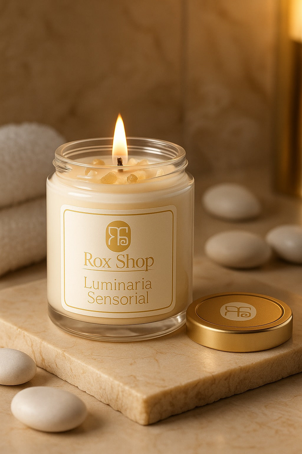 Veladora Artesanal Rox Shop