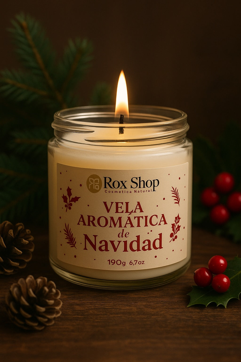 Veladora Artesanal Rox Shop